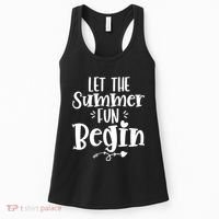 Let The Summer Fun Begin Vacation Women's Tank Top thumb 0