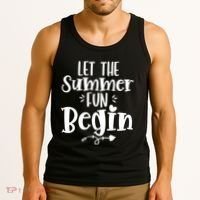 Let The Summer Fun Begin Vacation Tank Top thumb 3