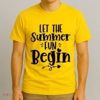 Let The Summer Fun Begin Vacation T-Shirt thumb 3