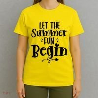 Let The Summer Fun Begin Vacation T-Shirt thumb 4