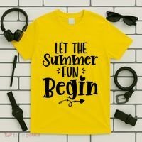 Let The Summer Fun Begin Vacation T-Shirt thumb 5