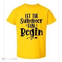 Let The Summer Fun Begin Vacation Toddler T-Shirt thumb 0