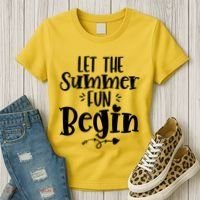 Let The Summer Fun Begin Vacation Women's T-Shirt thumb 3