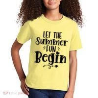 Let The Summer Fun Begin Vacation Kids T-Shirt thumb 2