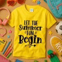 Let The Summer Fun Begin Vacation Kids T-Shirt thumb 3