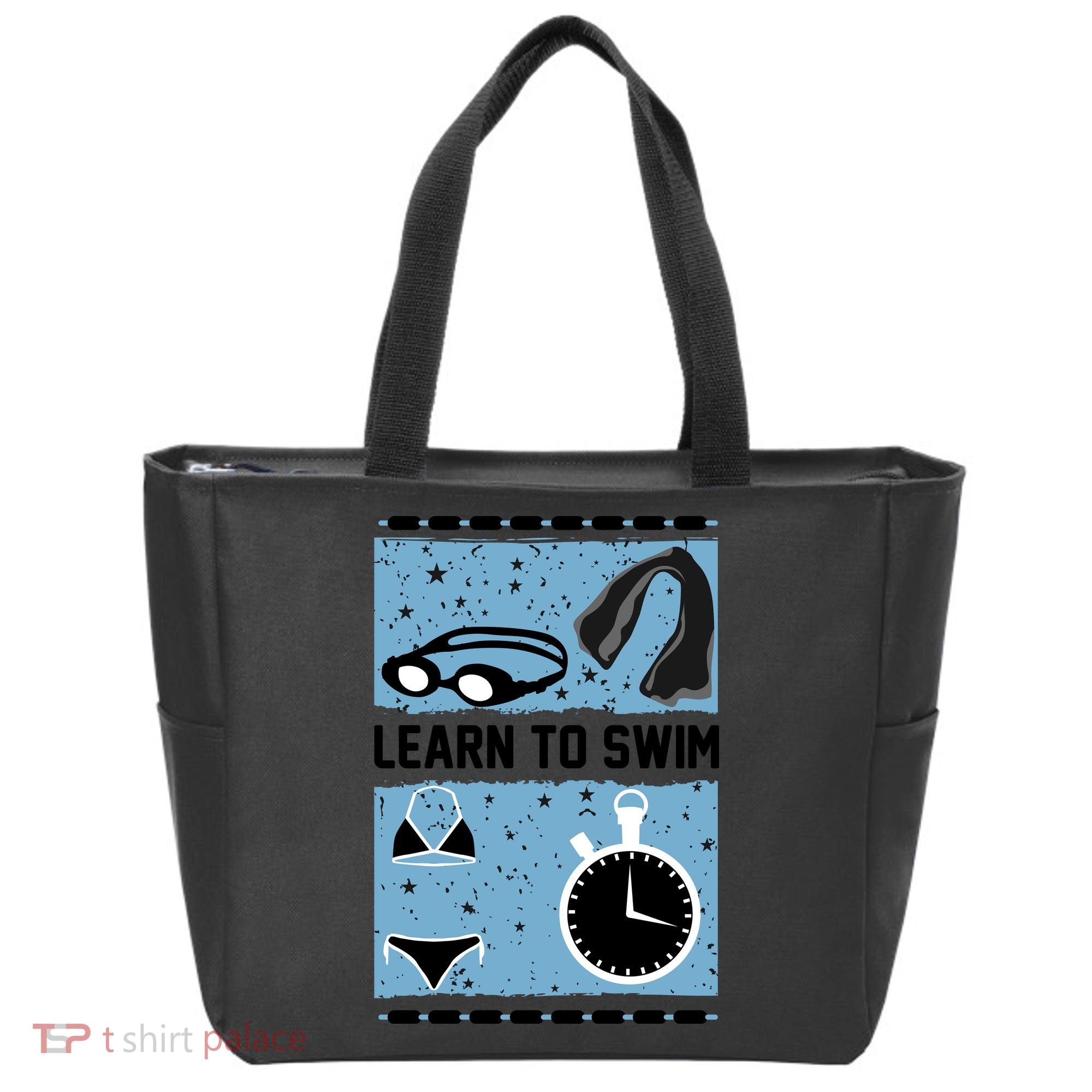 Learn To Swim Tote Bag