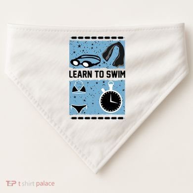 Learn To Swim USA-Made Doggie Bandana