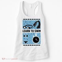 Learn To Swim Women's Tank Top thumb 0