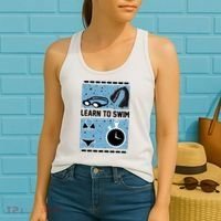 Learn To Swim Women's Tank Top thumb 2
