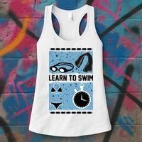 Learn To Swim Women's Tank Top thumb 3