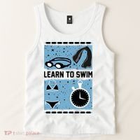 Learn To Swim Tank Top thumb 2