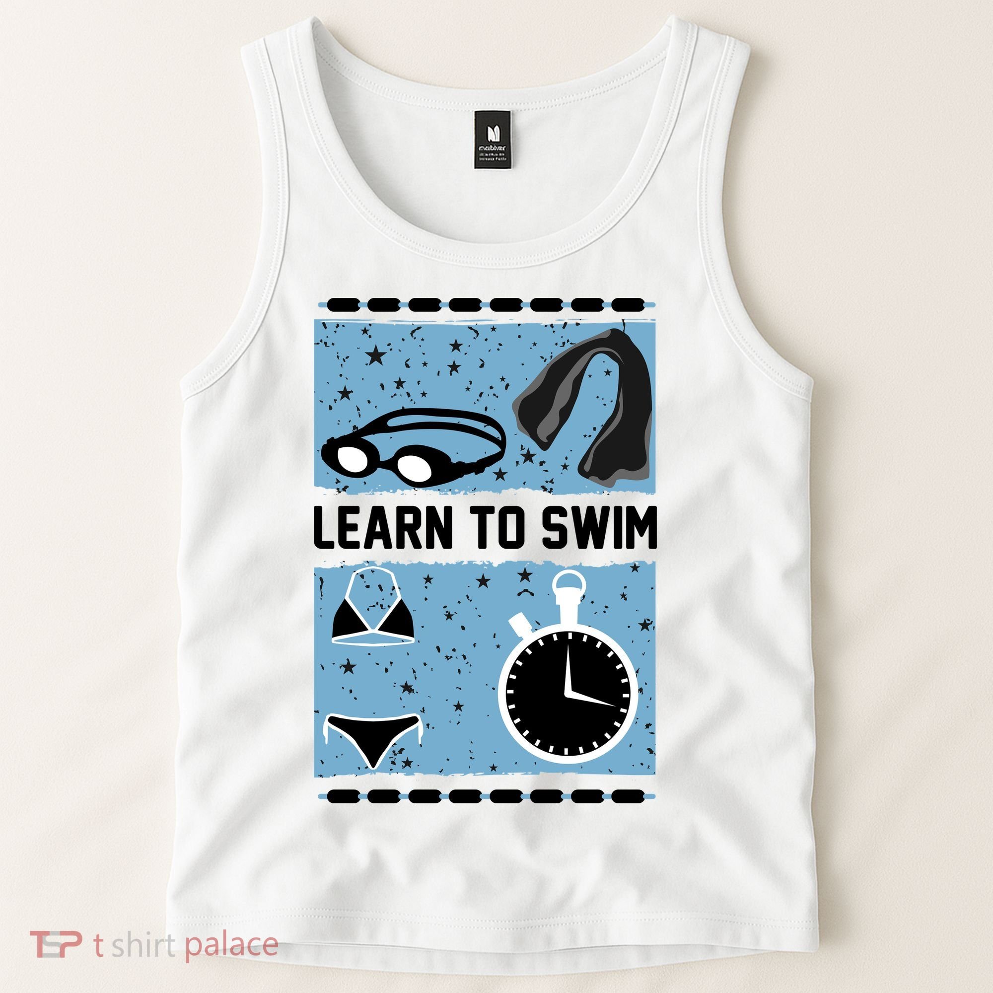 Learn To Swim Tank Top