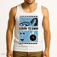 Learn To Swim Tank Top thumb 3