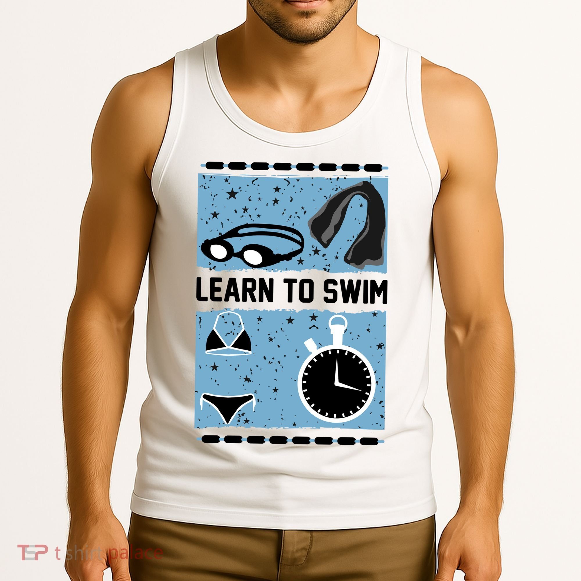 Learn To Swim Tank Top