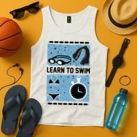 Learn To Swim Tank Top thumb 4