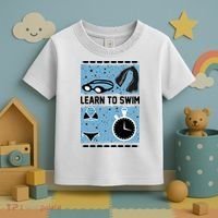 Learn To Swim Toddler T-Shirt thumb 3