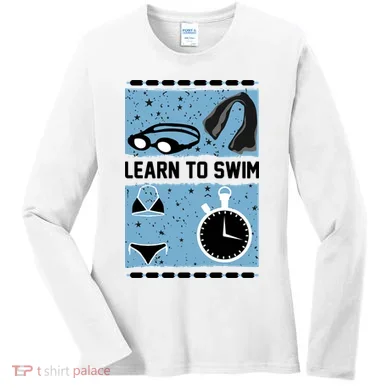 Learn To Swim Women's Long Sleeve Shirt