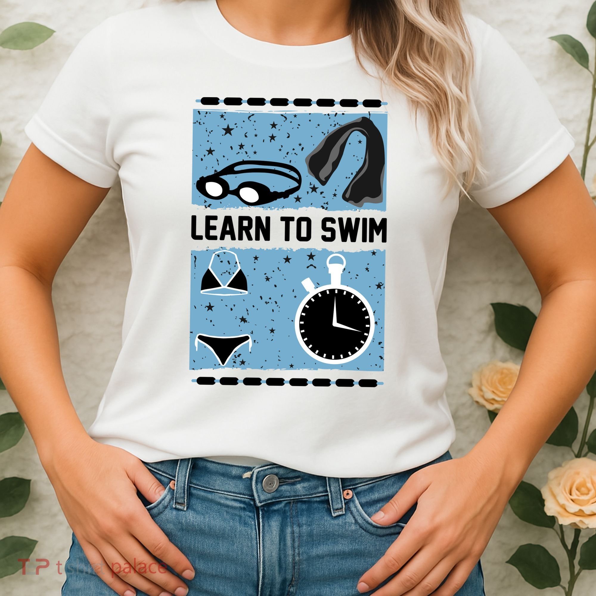 Learn To Swim Women's T-Shirt