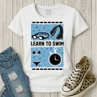 Learn To Swim Women's T-Shirt thumb 3