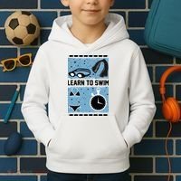 Learn To Swim Kids Hoodie thumb 2