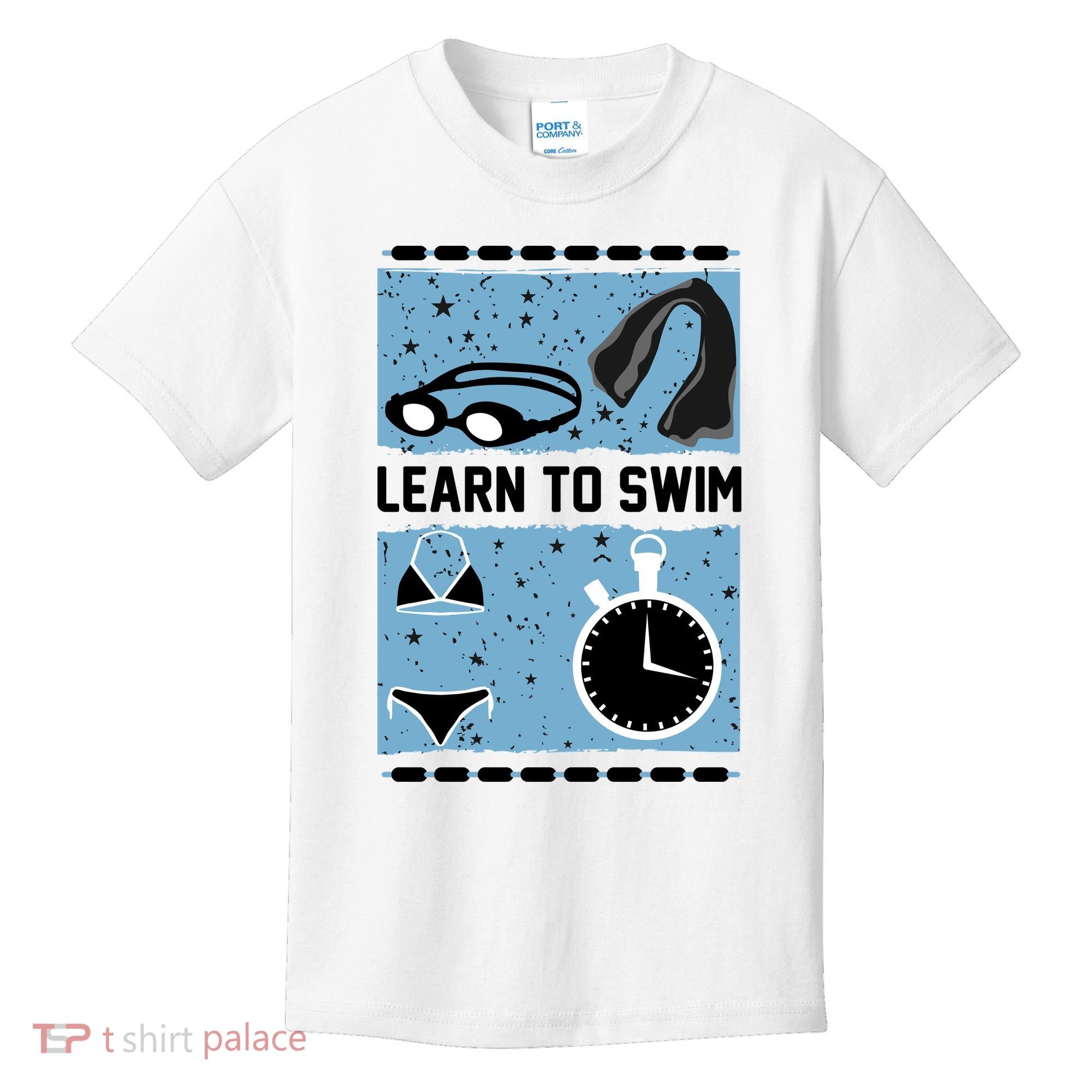 Learn To Swim Kids T-Shirt