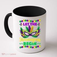 Let The Shenanigans Begin Mardi Gras Coffee Mug thumb 0