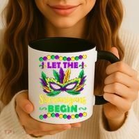 Let The Shenanigans Begin Mardi Gras Coffee Mug thumb 3