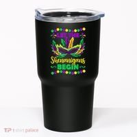 Let The Shenanigans Begin Mardi Gras Tumbler thumb 0