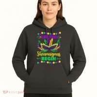 Let The Shenanigans Begin Mardi Gras Hoodie thumb 5