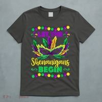 Let The Shenanigans Begin Mardi Gras T-Shirt thumb 5