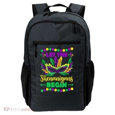 Let The Shenanigans Begin Mardi Gras Backpack