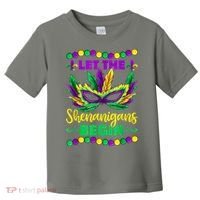 Let The Shenanigans Begin Mardi Gras Toddler T-Shirt thumb 0
