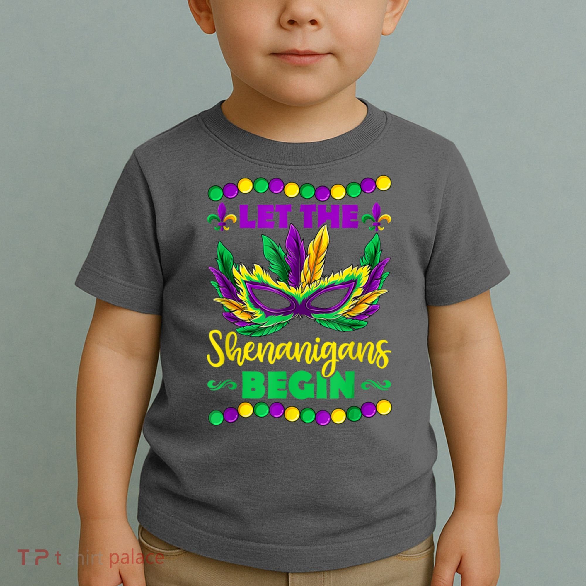 Let The Shenanigans Begin Mardi Gras Toddler T-Shirt