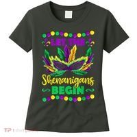 Let The Shenanigans Begin Mardi Gras Women's T-Shirt thumb 0