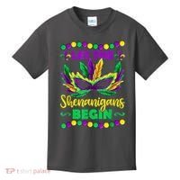 Let The Shenanigans Begin Mardi Gras Kids T-Shirt thumb 0