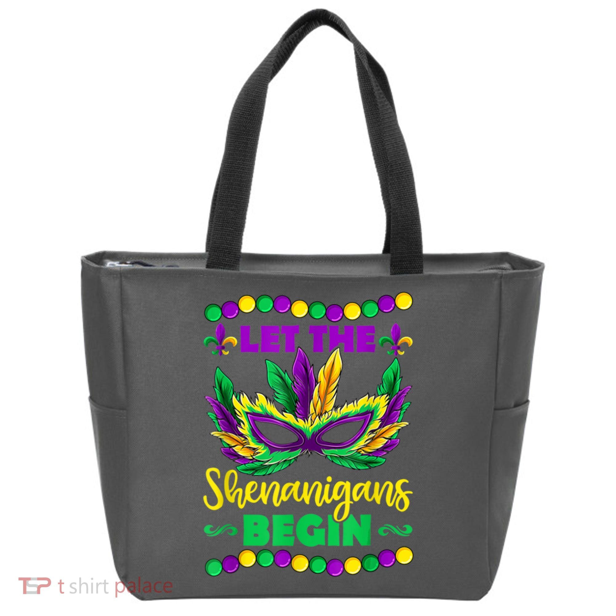 Let The Shenanigans Begin Mardi Gras Tote Bag