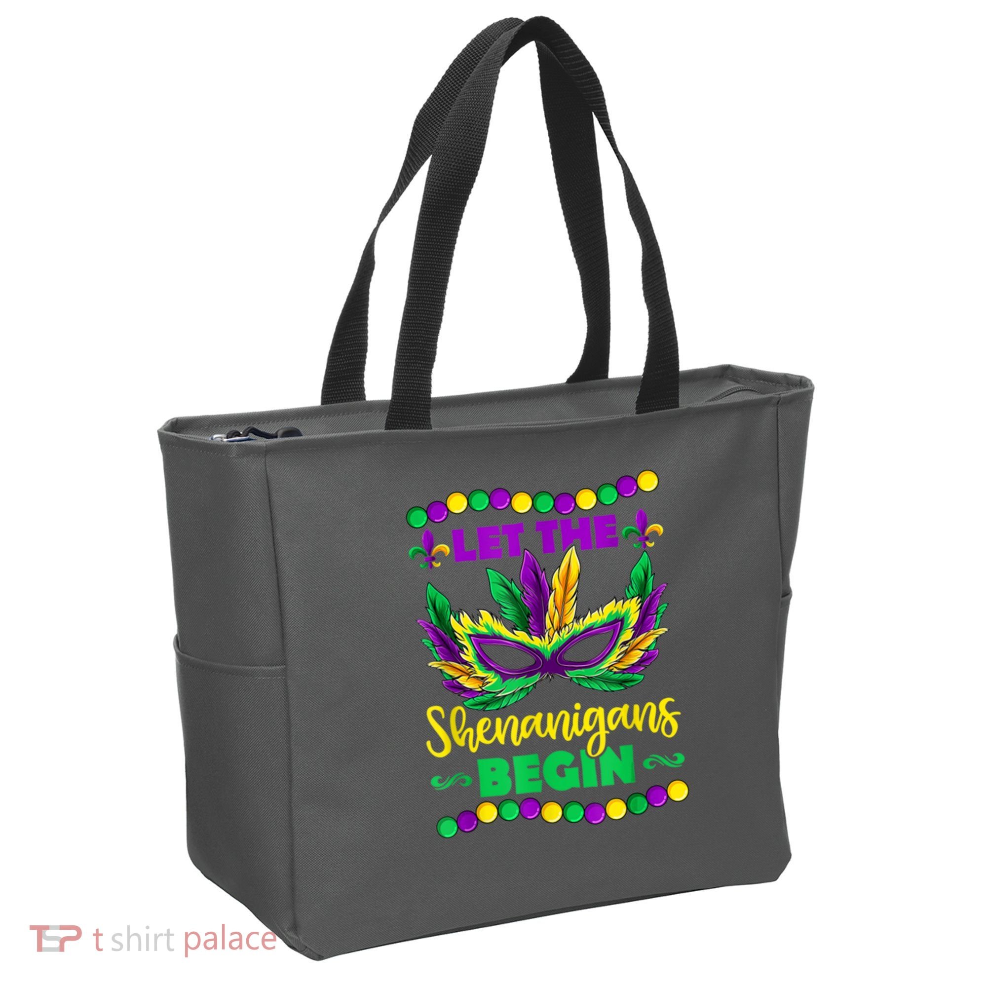 Let The Shenanigans Begin Mardi Gras Tote Bag