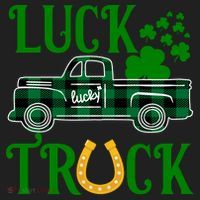Luck Truck St Patrick's Day Festive Women's Sweatshirt thumb 2