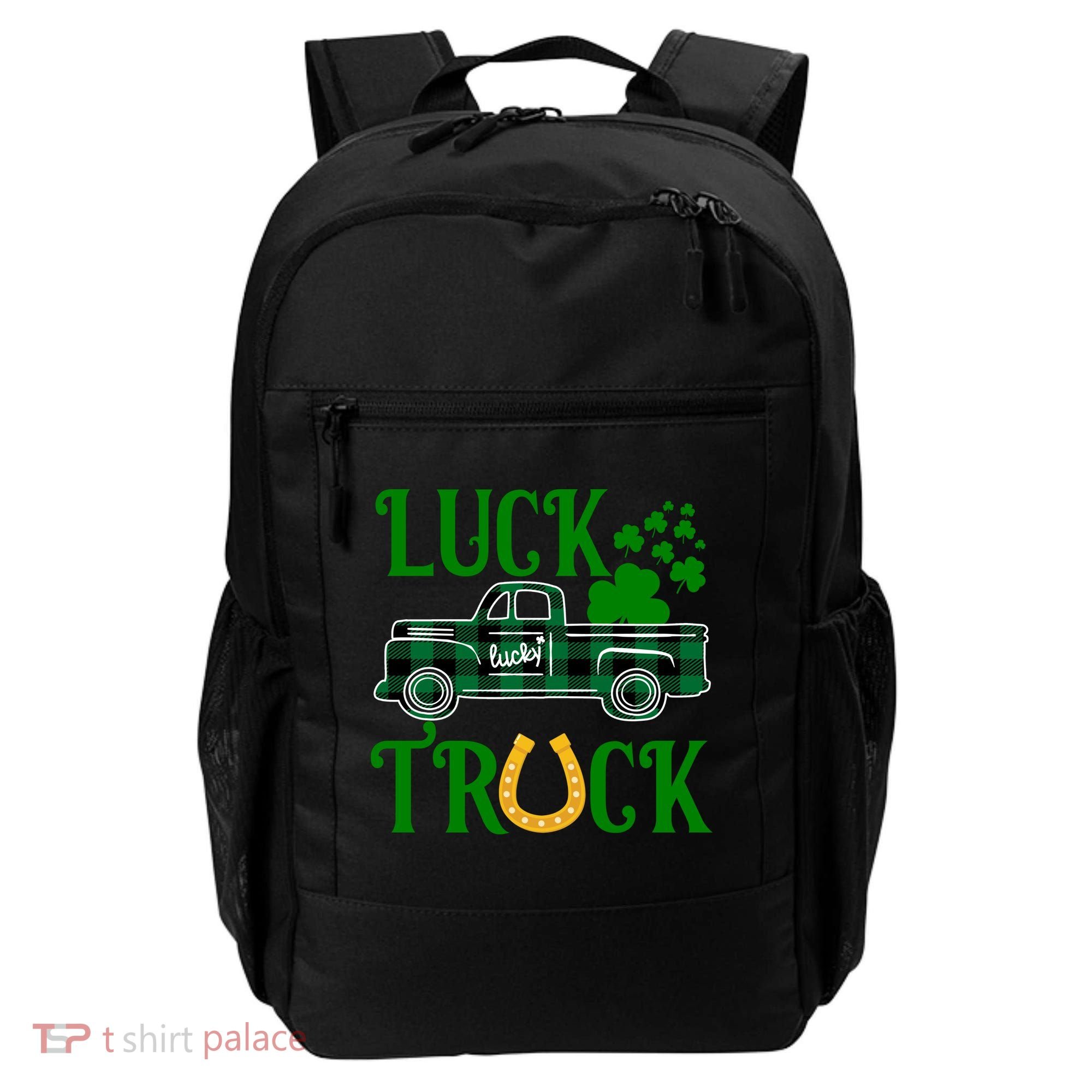 Luck Truck St Patrick's Day Festive Backpack