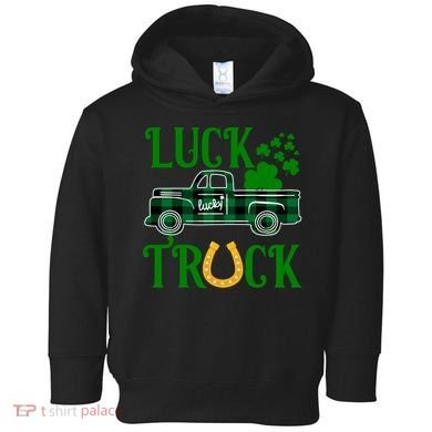 Luck Truck St Patrick's Day Festive Toddler Hoodie