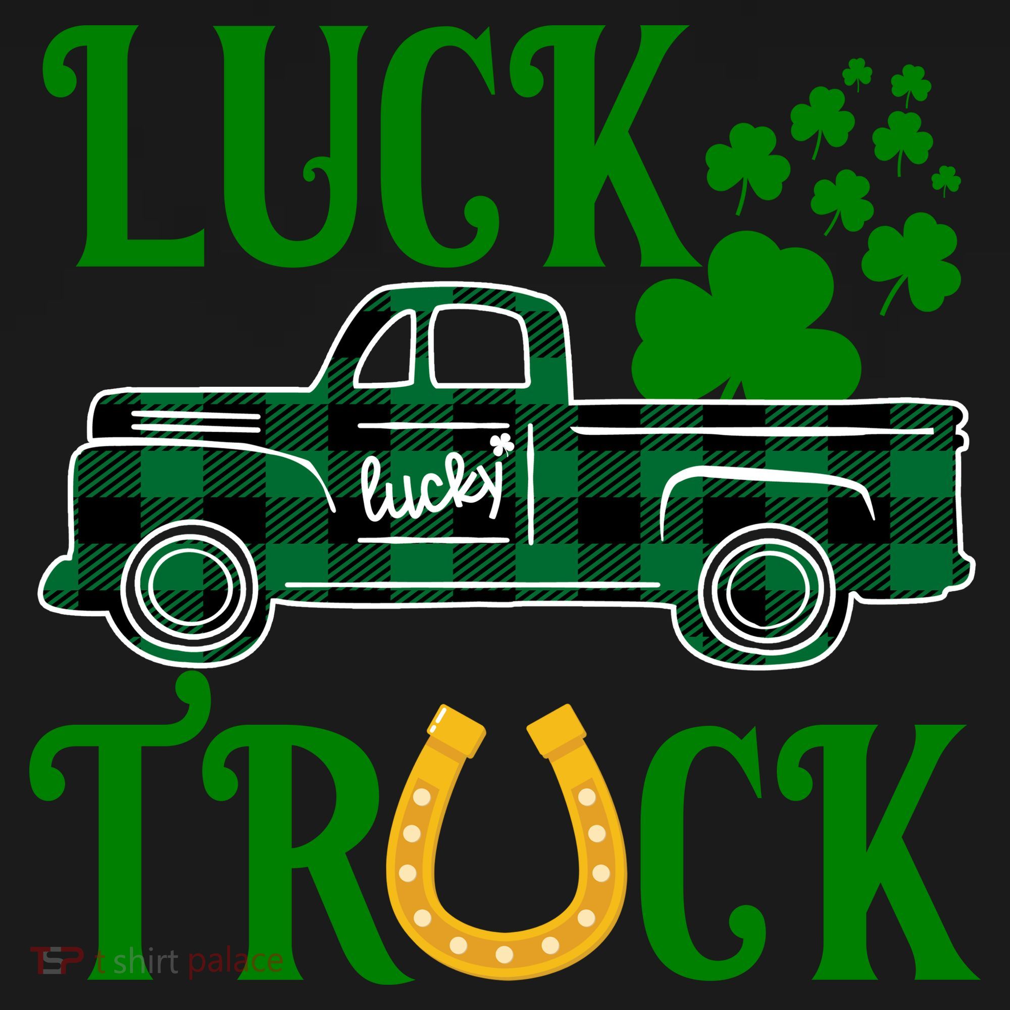 Luck Truck St Patrick's Day Festive Toddler Hoodie