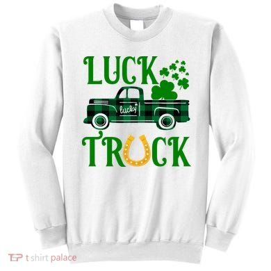Luck Truck St Patrick's Day Festive Sweatshirt