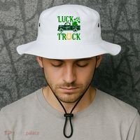 Luck Truck St Patrick's Day Festive Bucket Hat thumb 2