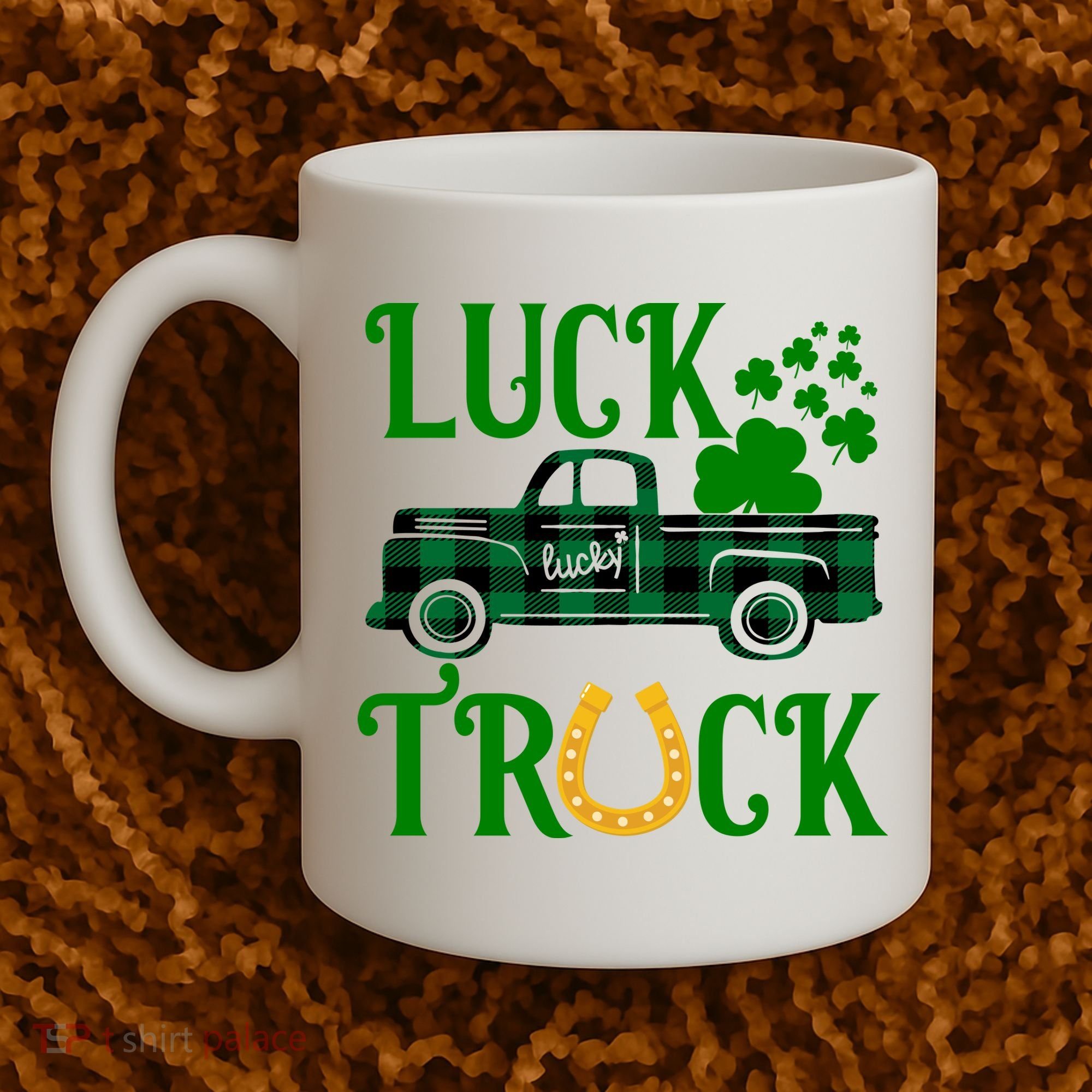 Luck Truck St Patrick's Day Festive Coffee Mug