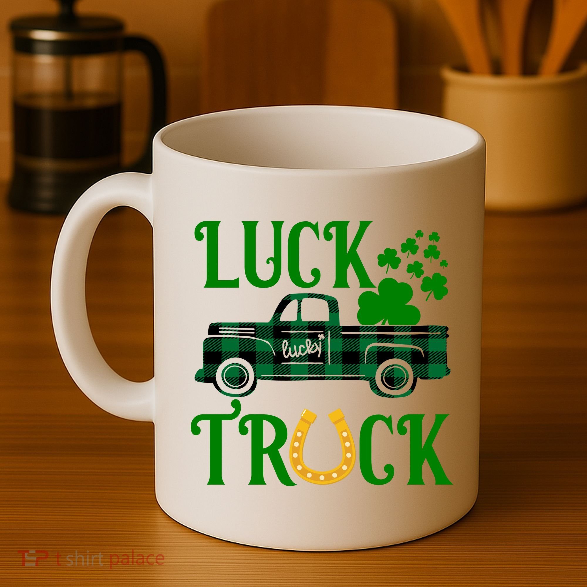 Luck Truck St Patrick's Day Festive Coffee Mug