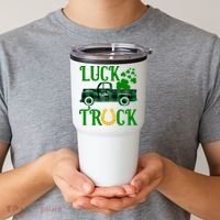 Luck Truck St Patrick's Day Festive Tumbler thumb 2