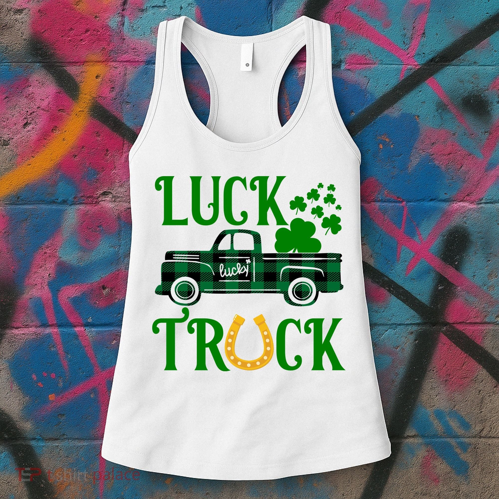 Luck Truck St Patrick's Day Festive Women's Tank Top