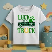 Luck Truck St Patrick's Day Festive Toddler T-Shirt thumb 3