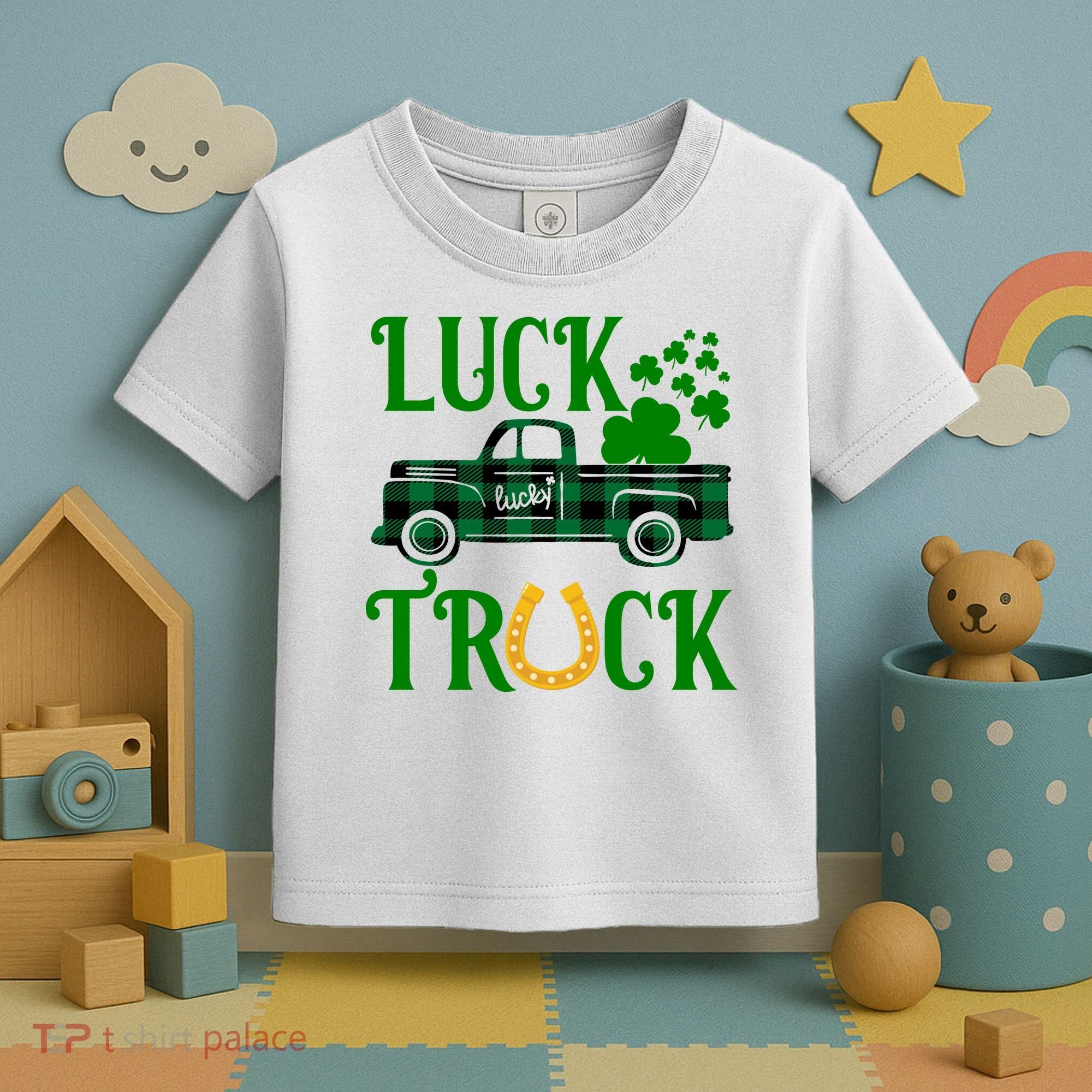 Luck Truck St Patrick's Day Festive Toddler T-Shirt