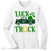 Luck Truck St Patrick's Day Festive Women's Long Sleeve Shirt thumb 0